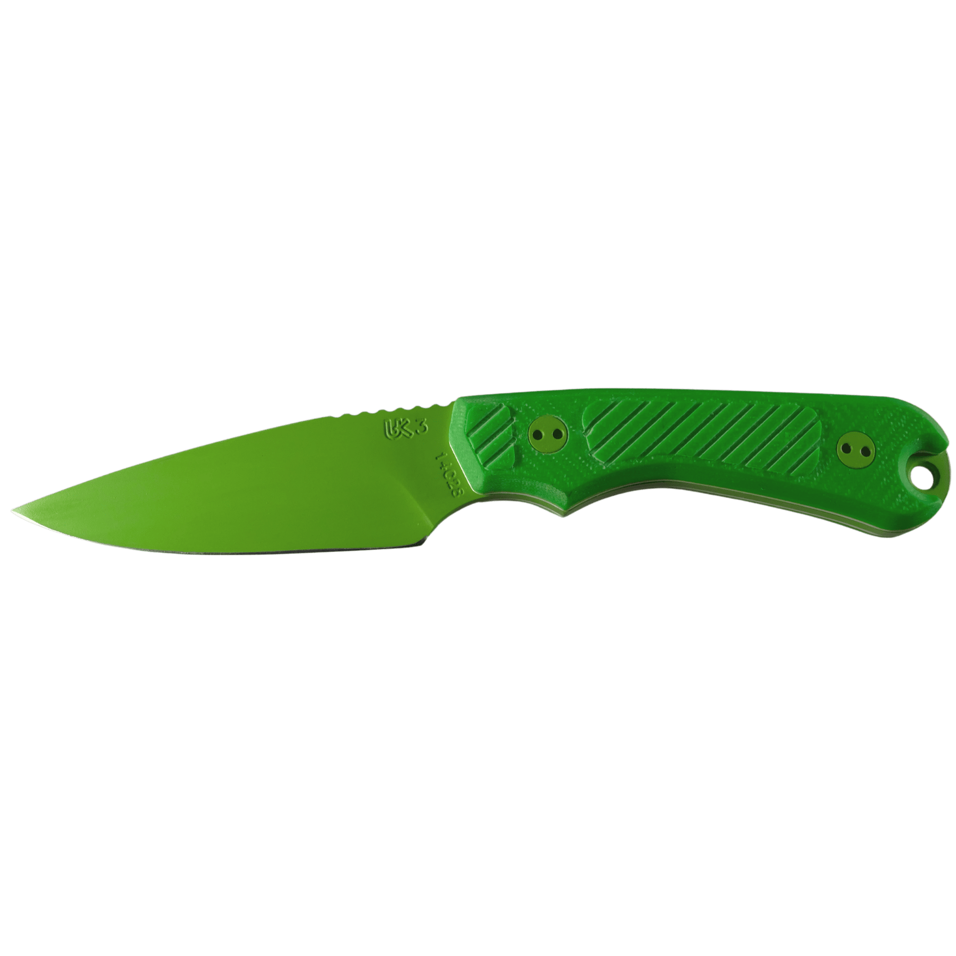 model uk3 handgemachtes gurtelmesser outdoormesser mit messerscheide und gravur grüne edition links